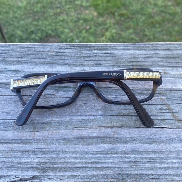 Jimmy Choo Glasses Frames brown with gold accent Made in Italy 54[]15 140 - Picture 10 of 10